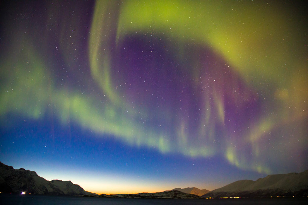 Aurora Borealis, Lyngen, Lyngseidet, Norway, nightshoot